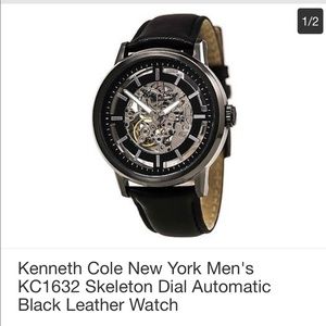 Men’s Kenneth Cole Leather Watch